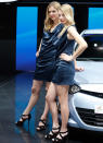 No auto show is complete without the glitz and glamour and the Geneva Motor Show is no exception. Who is the hottest?