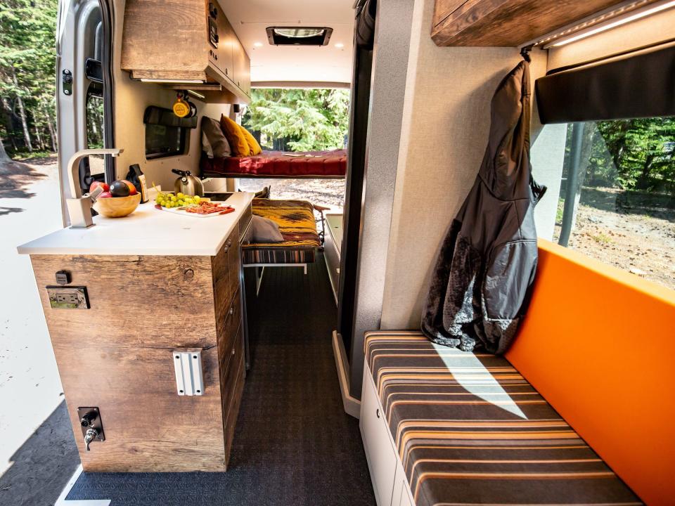 Elevate camper van from Outside Van