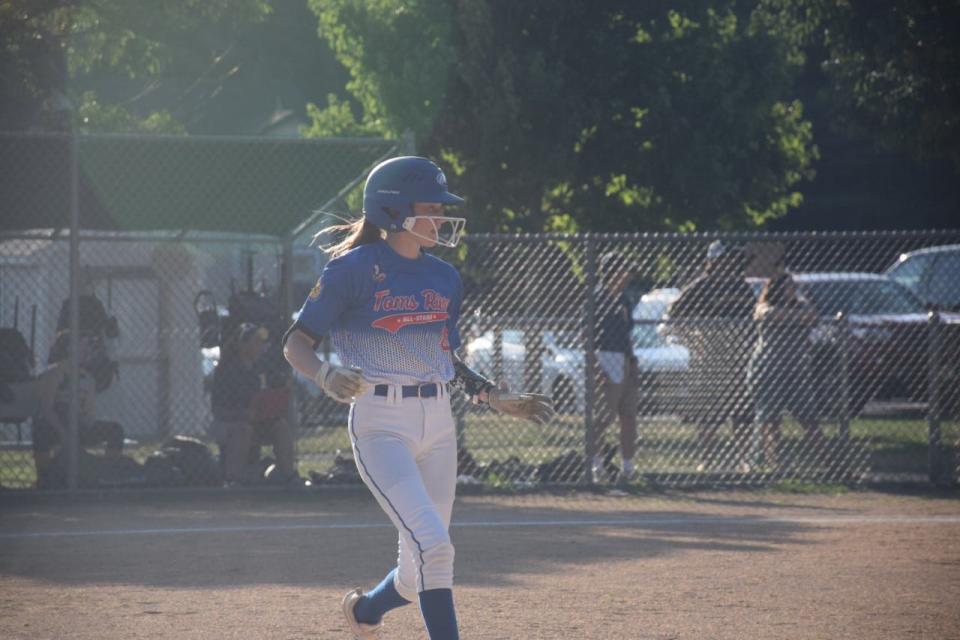 Toms River Little League softball player Izzy Cino