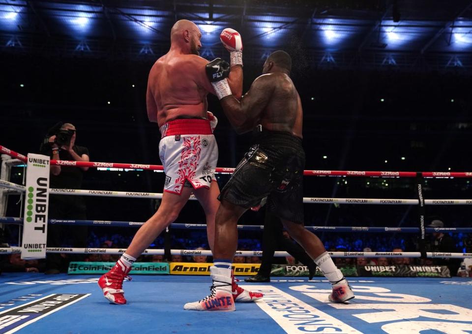 Tyson Fury knocked out Dillian Whyte (Nick Potts/PA) (PA Wire)