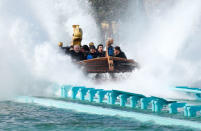 The Atlantica SuperSplash of MACK Rides is pictured at the theme park EUROPA PARK in Rust near Freiburg, Germany April 28, 2017. REUTERS/Ralph Orlowski