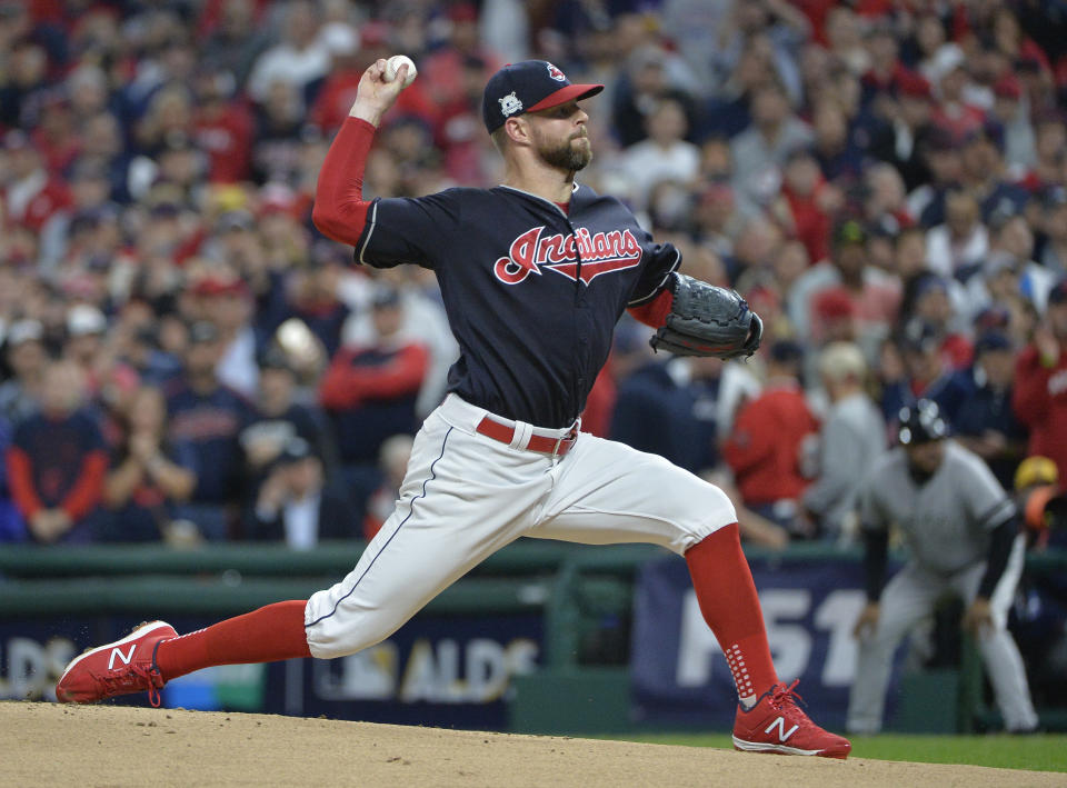 Corey Kluber's fantastic second half makes him a Cy Young favorite. (AP)