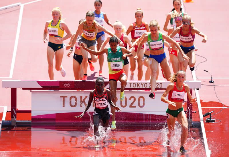 Athletics - Women's 3000m Steeplechase - Round 1