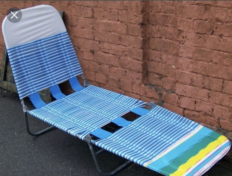 plastic lounge chair