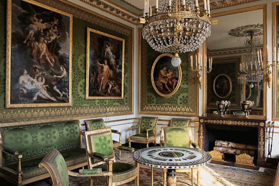 One of several state rooms within the mega-mansion at 2-8 Rutland Gate (handout)