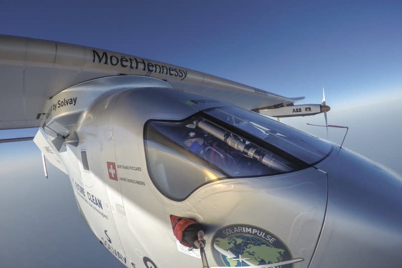 太陽動力2號（Solar Impulse 2）。（美聯社）