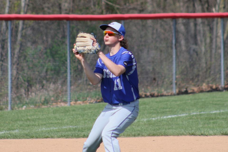 Northwestern infielder Jacoby Gilbert.