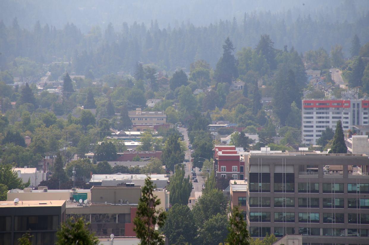 An air quality advisory was issued Wednesday for Eugene and Salem.