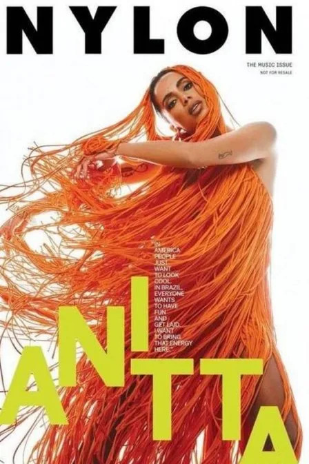 Anitta &#xe9; capa da revista Nylon (foto: reprodu&#xe7;&#xe3;o / Twitter @nylonmag)