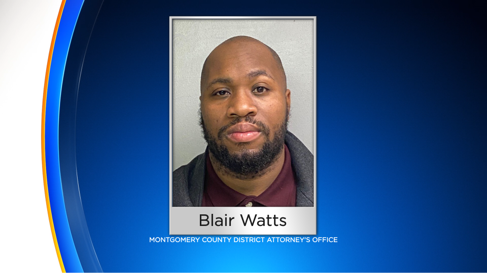 Blair Watts, 33, had been charged with first-degree murder in connection with the death of Jennifer Brown. / Credit: Montgomery County District Attorney's Office