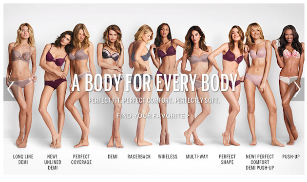 Victoria's Secret Has Changed Its Perfect Body Ads