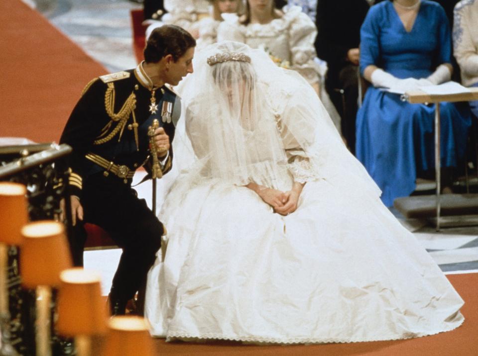 The wedding of Prince Charles and Lady Diana Spencer at St Paul's Cathedral in London, 29th July 1981