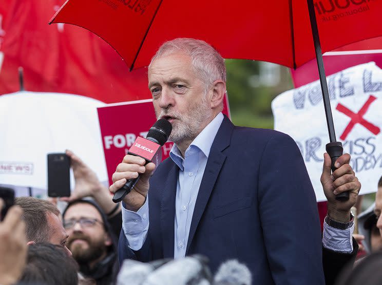 Jeremy Corbyn says Labour policies are 'getting through' to voters (Rex)