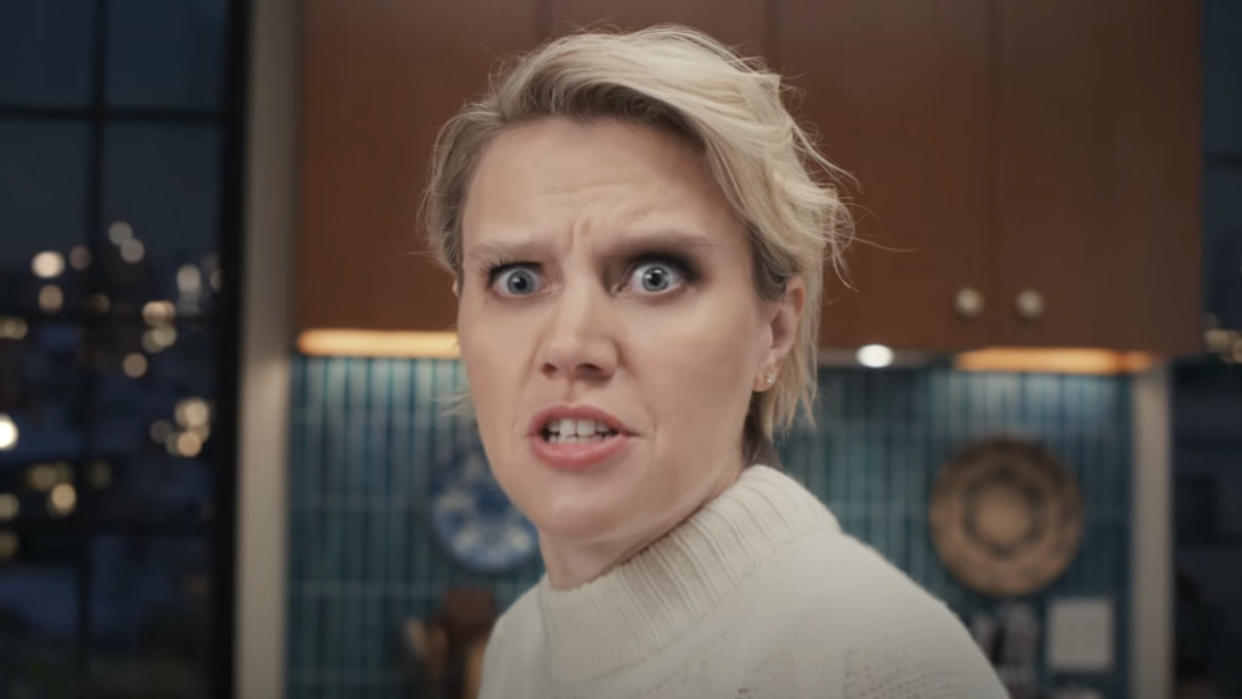  Kate McKinnon in Hellmann's mayonaise commercial. 