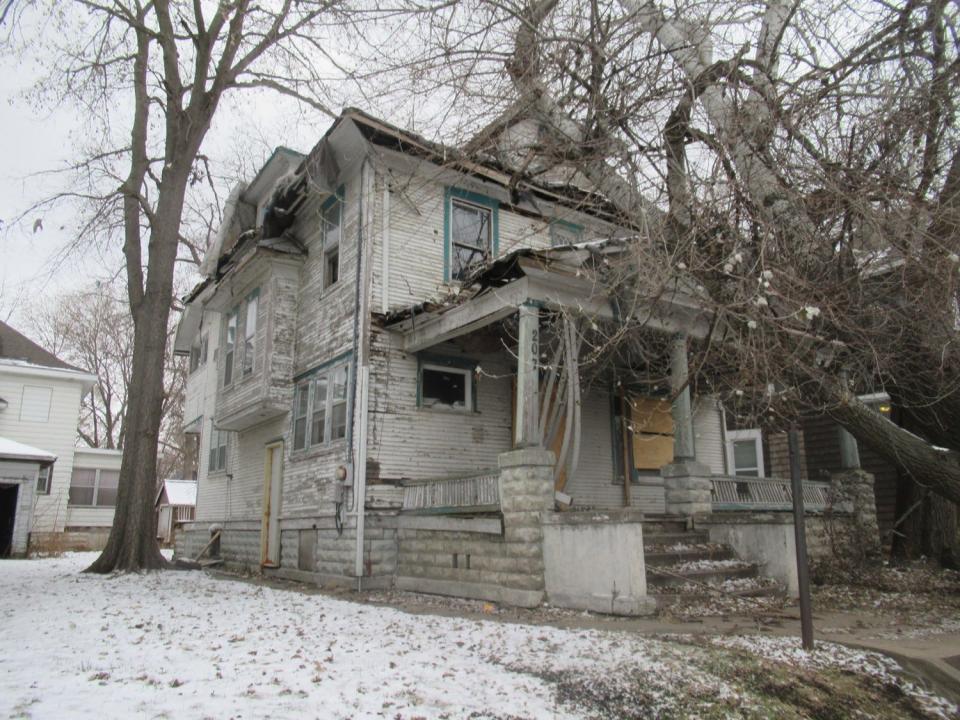 207 Lafayette St. in Waterloo is in danger of being demolished and is in disrepair.