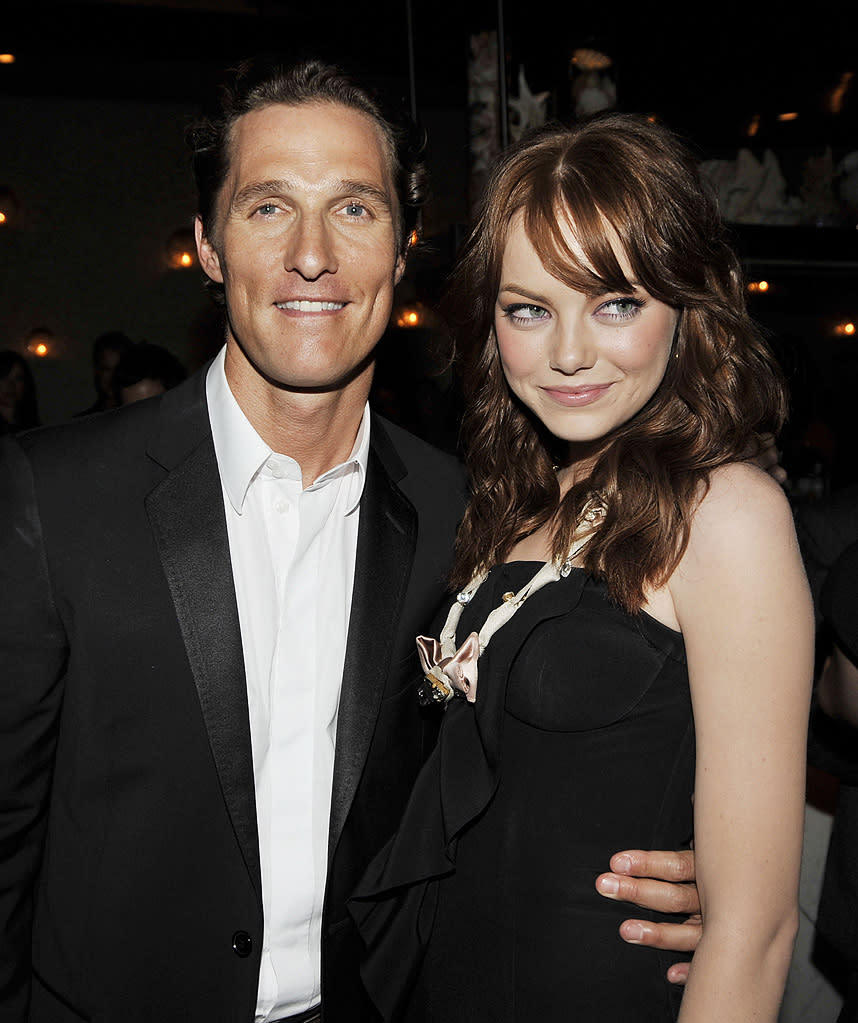 Ghosts of Girlfriends Past LA Premiere 2009 Matthew McConaughey Emma Stone