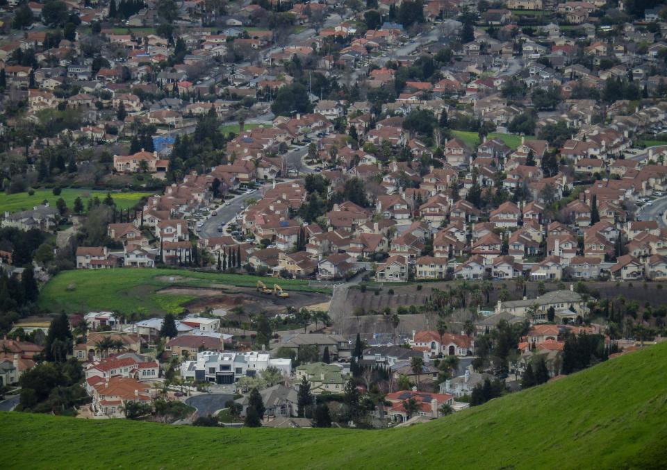 aerial view of Fremont, CA