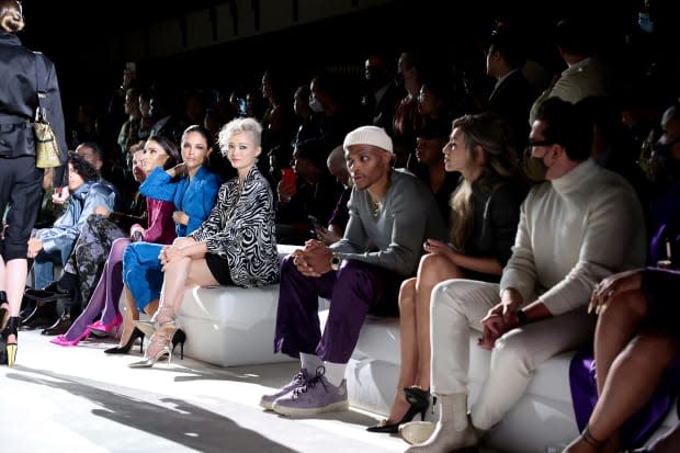 A lot of thought goes into the seating chart at a fashion show.<p>Photo: Dimitrios Kambouris/Getty Images</p>