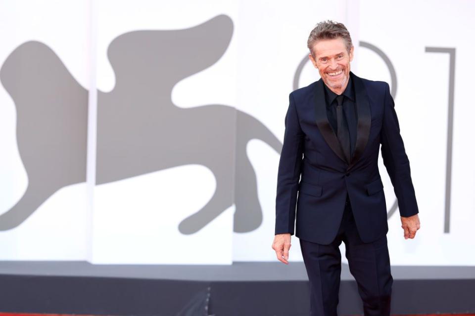 venice, italy august 28 willem dafoe attends a red carpet for the movie beetlejuice beetlejuice during the 81st venice international film festival at on august 28, 2024 in venice, italy photo by franco origliagetty images