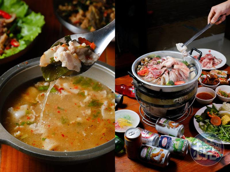 結合泰式燒烤吃到飽和單點菜兩種消費形式的「大象泰式美食館」，從氛圍到口味都很泰國。