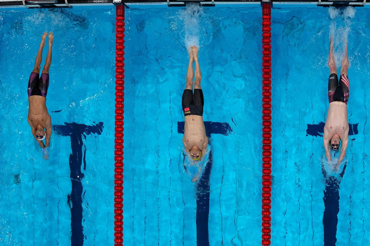 APTOPIX Tokyo Olympics Swimming (Copyright 2021 The Associated Press. All rights reserved)