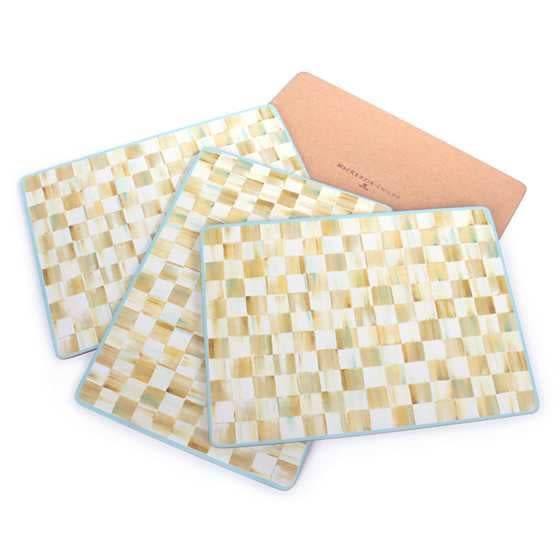 7) Checkered Placemats