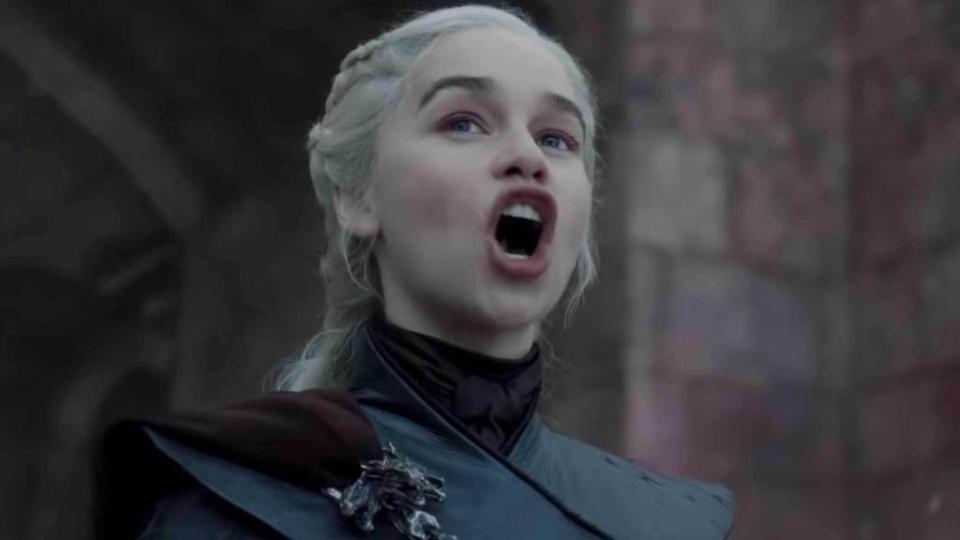 <p>If Daenerys Targaryen sounded like a genuine dictator during the finale of “Game of Thrones,” that’s because Emilia Clarke studied some of the most infamous dictators in the world — including Hitler — to get the hang of it. In an interview with Variety, Clarke explained how she got into the proper mindset to deliver […]</p> <p>The post <a rel="nofollow noopener" href="https://theblast.com/game-of-thrones-emilia-clarke-hitler/" target="_blank" data-ylk="slk:‘Game of Thrones’ Star Emilia Clarke Channeled Her Inner Hitler for Finale Speech;elm:context_link;itc:0;sec:content-canvas" class="link ">‘Game of Thrones’ Star Emilia Clarke Channeled Her Inner Hitler for Finale Speech</a> appeared first on <a rel="nofollow noopener" href="https://theblast.com" target="_blank" data-ylk="slk:The Blast;elm:context_link;itc:0;sec:content-canvas" class="link ">The Blast</a>.</p>