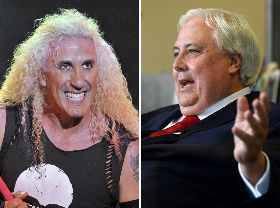 Singer Dee Snider and Clive Palmer