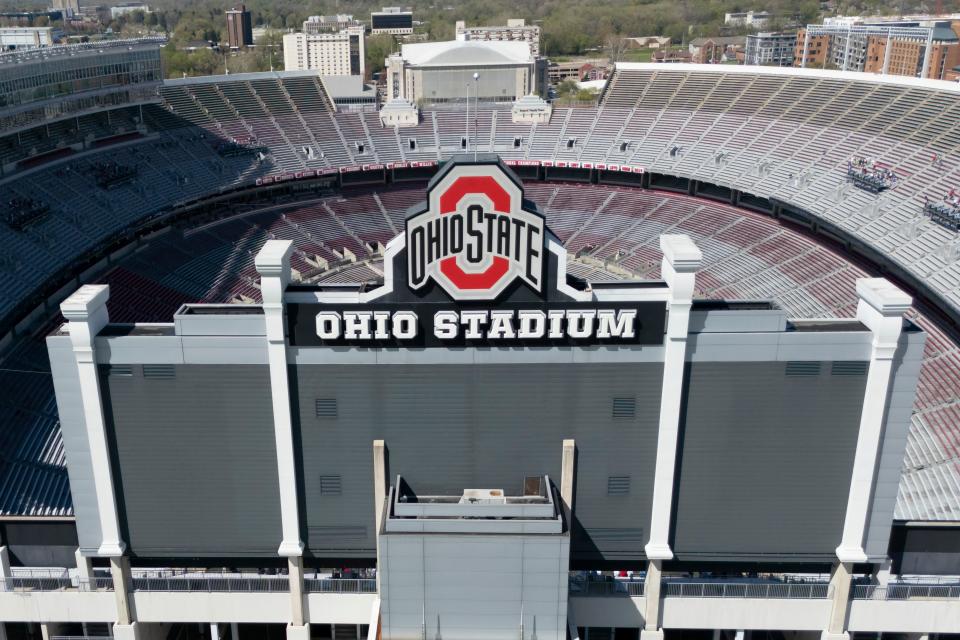 Apr 18, 2024; Columbus, Ohio, USA; Ohio Stadium