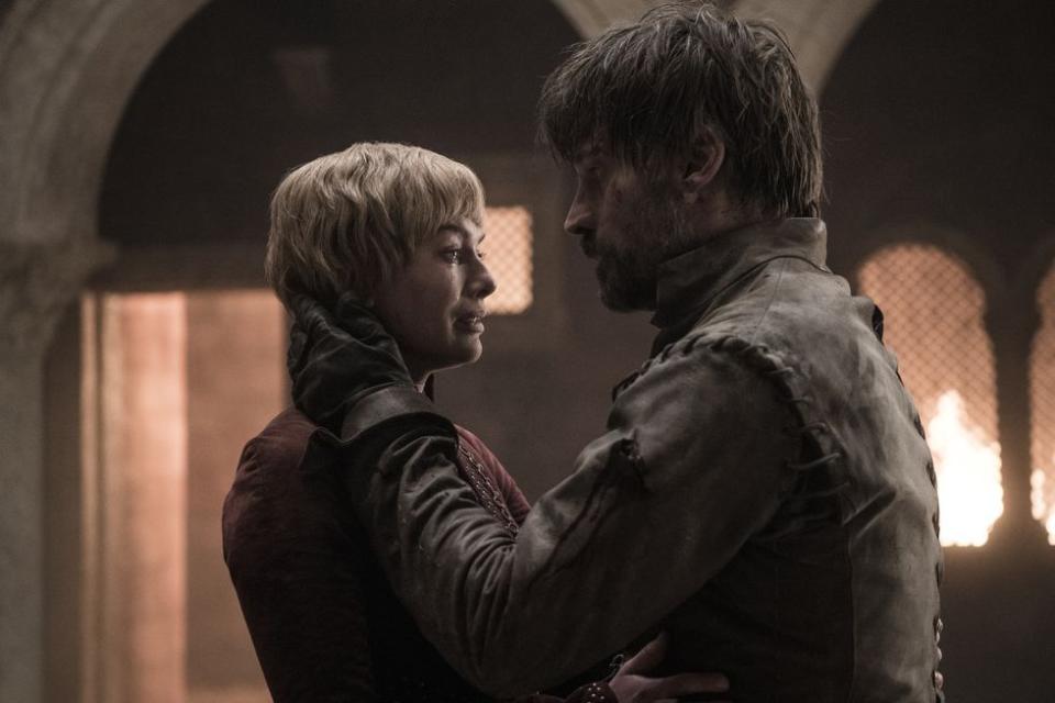 Jaime Lannister (Nikolaj Coster-Waldau) and Cersei Lannister (Lena Headey)