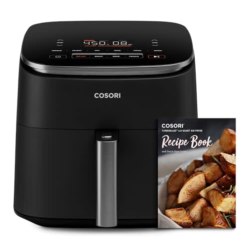 COSORI Air Fryer TurboBlaze 6Qt, 9-in-1 Airfryer, 5 Speeds Dry, Roast, Proof, 15-MINS In-App Re…