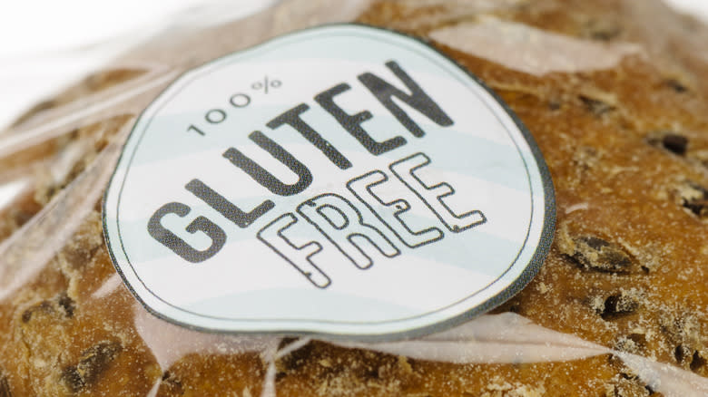 Gluten free bread sticker