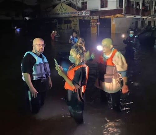 Harith has been helping flood victims around Klang Valley