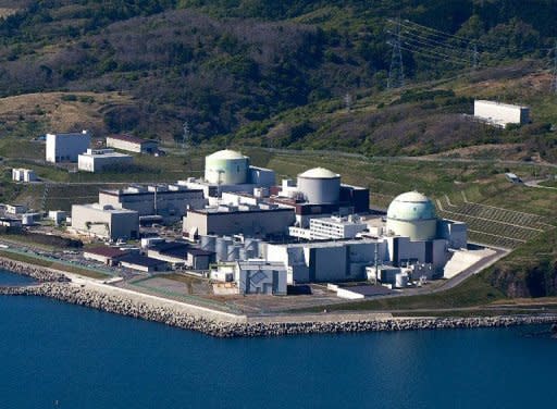 This aerial view, taken in 2010, shows the Tomari nuclear plant in northernmost Hokkaido, northern Japan. Japan is set to go without nuclear energy for the first time since 1970 from May 5, when the Tomari reactor shuts down for maintenance, heightening fears of a looming power crunch this summer