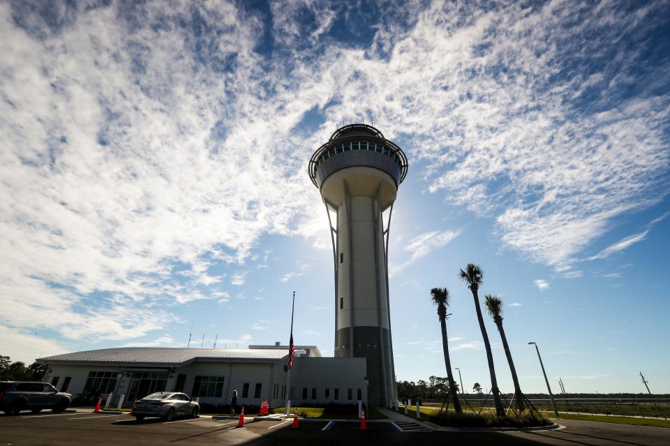 The Lee County Port Authority held an open house to celebrate the Phase 1 Construction Completion of its new Airport Traffic Control Tower (ATCT) at Southwest Florida International Airport (RSW) on Monday, Dec. 6, 2021. The tower will now be handed over to the FAA so the equipment can be installed.