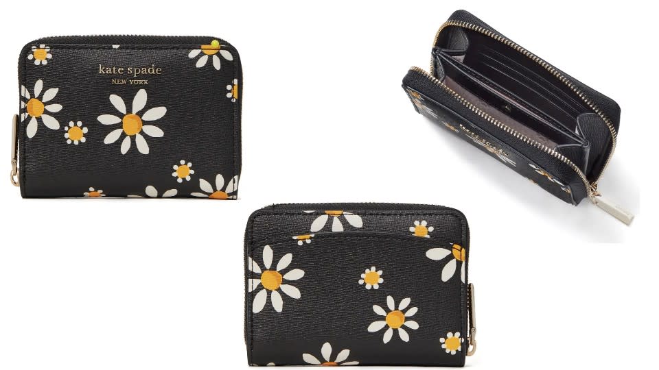 Kate Spade Spencer Daisy Dots Zip Card Case - Nordstrom, $53 (originally $88)