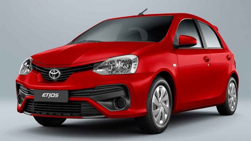 El Toyota Etios sigue en el podio a pesar de haber sido discontinuado.