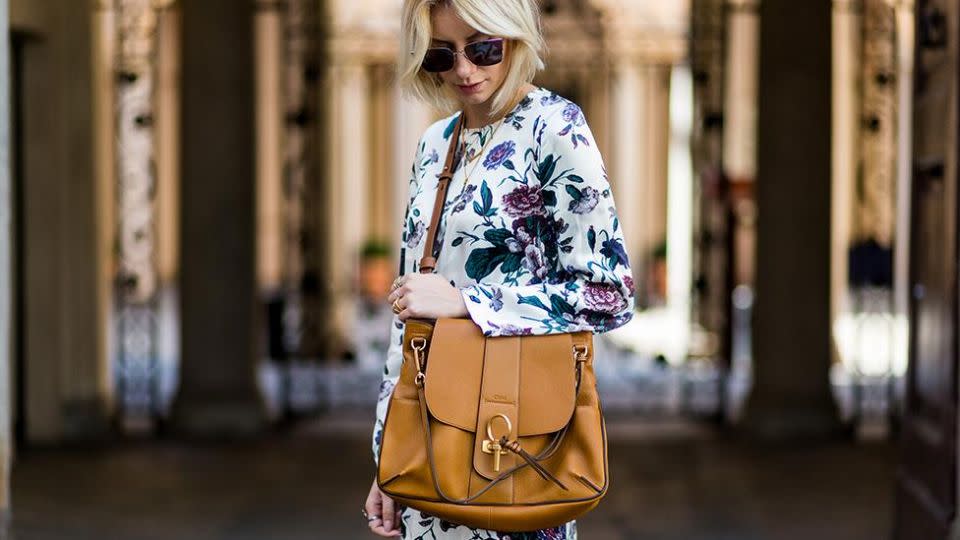 Street style at fashion week. Photo: Getty Images