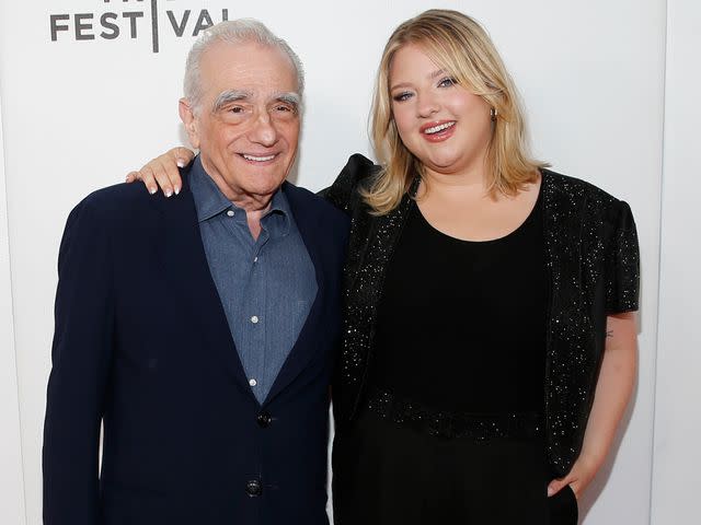 <p>Rob Kim/Getty</p> Martin and Francesca Scorsese in New York City on June 11, 2023