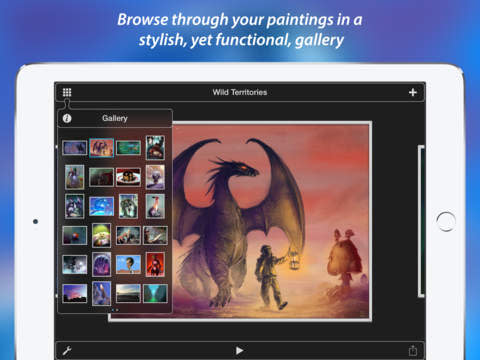 Inspire Pro 充滿靈感的水彩繪畫軟體 iPad 版，app說明由三嘻行動哇@Dr.愛瘋所提供