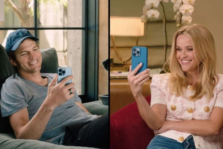 Ashton Kutcher y Reese Withersppon en el spot promocional de Tu casa o la mía