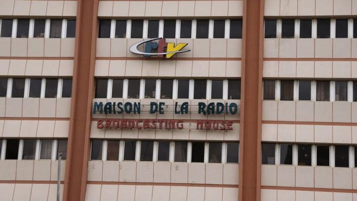 Cameroon's national radio and TV headquarters building in Yaounde, July 2022