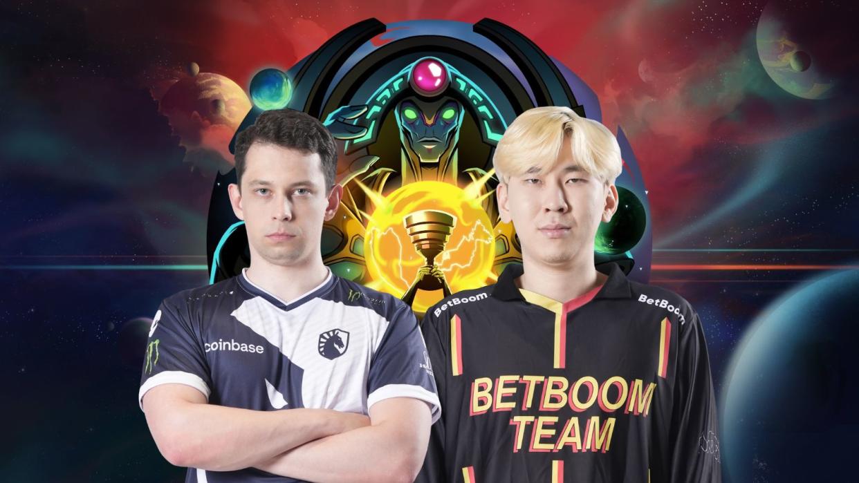 Team Liquid and BetBoom Team emerged victorious in the opening day of ESL One Kuala Lumpur 2023's main event despite the surprise release of Dota 2's 7.35 update just before the competition kicked off. Pictured: Team Liquid Nisha, BetBoom Team TORONTOTOKYO. (Photos: Team Liquid, BetBoom Team, ESL)