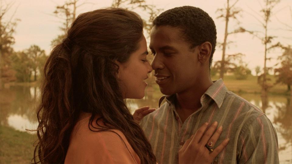 Denzel Washington and Sarita Choudhury star in "Mississippi Masala," screening Sept. 10 at Jengo's Playhouse.