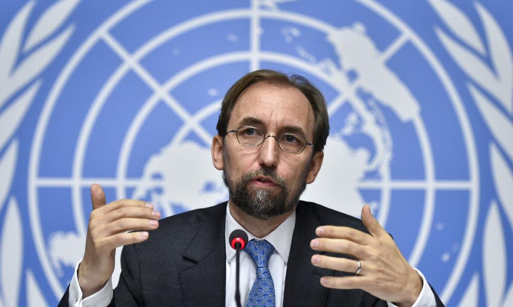 The UN high commissioner for human rights, Zeid Ra’ad al-Hussein.