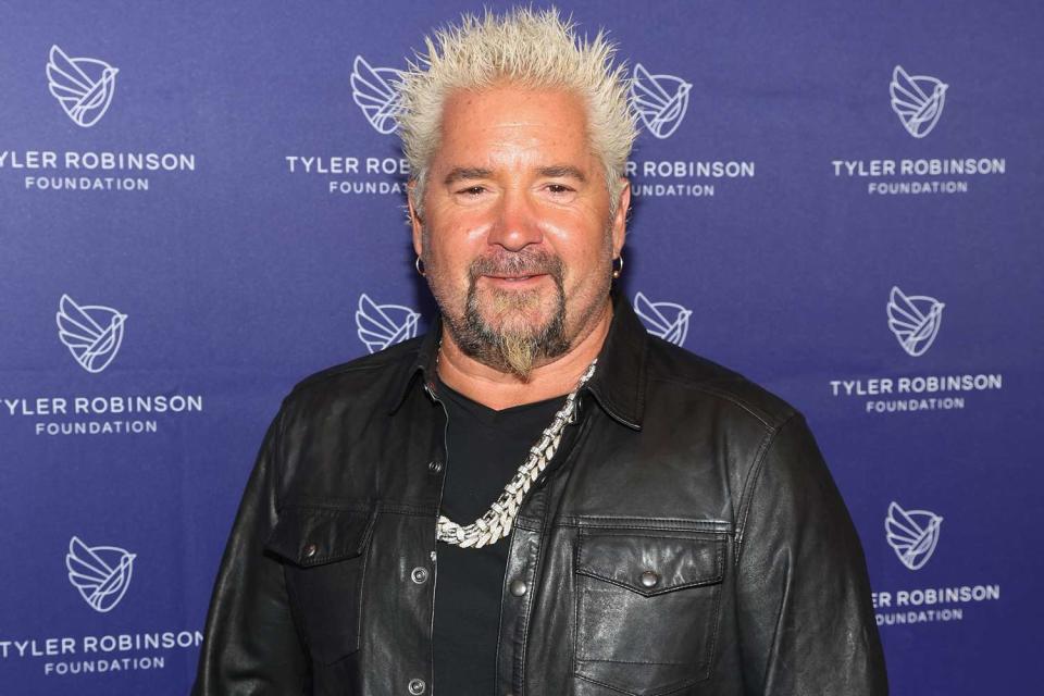<p>Jesse Grant/Getty Images for Tyler Robinson Foundation</p> Guy Fieri