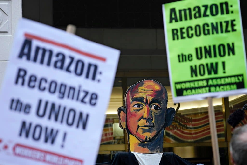 Amazon Union (Copyright 2021 The Associated Press. All rights reserved.)