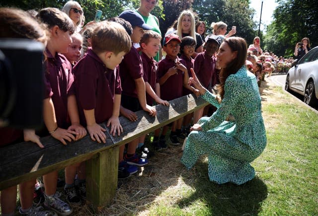 Princess of Wales visit to Nuneaton