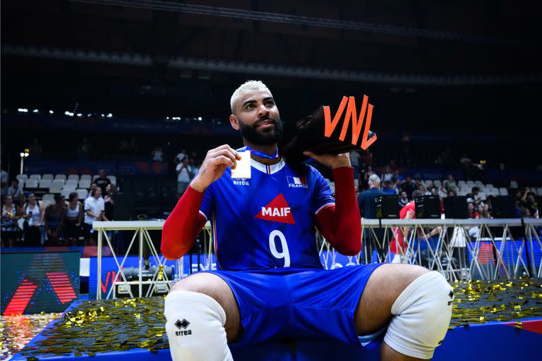 Earvin N'Gapeth fue el MVP de la última Nations League que ganó la selección francesa