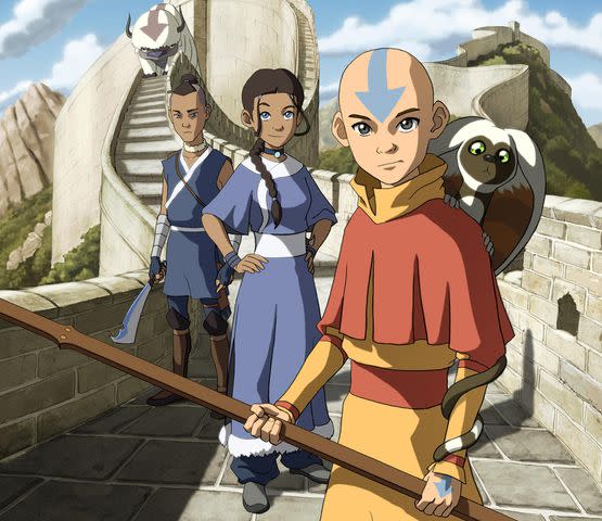 Everett Collection Sokka, Katara, and Aang on 'Avatar: The Last Airbender'